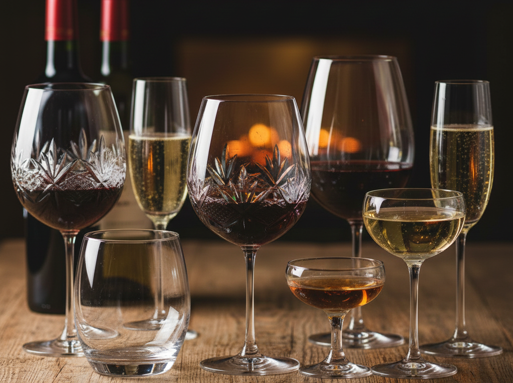 kieliszki kryształowe do wina rodzaje